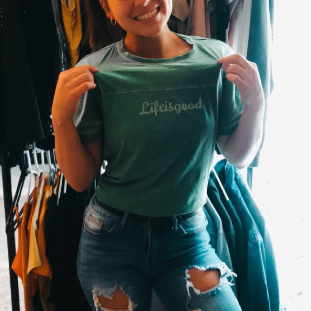 green Life is Good t-shirt